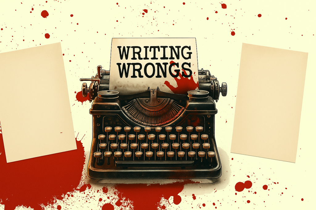 An image of a typewriter with the title