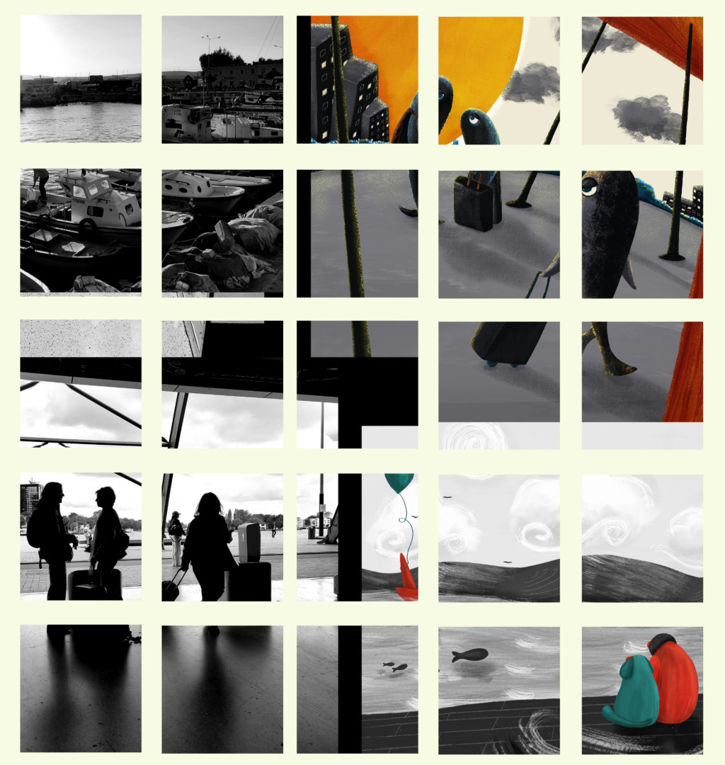 Images from Instagram for the 52 Squares: Diversity in Everyday life. The images are cut into separate photos creating a large image overall.