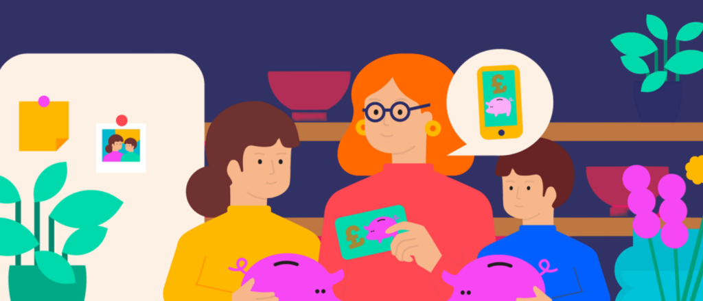 group of people talking about money