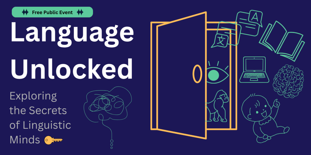 graphics symbolizing learning emerging from a half open door