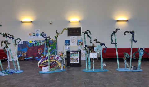 4 large pieces made by SEN learners