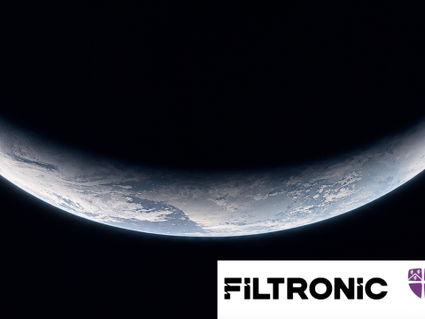 Dark shot of a planet