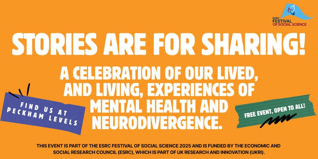 banner for the event stories are for sharing