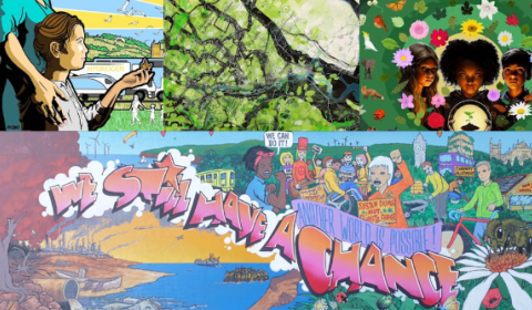 4 mural illustrations